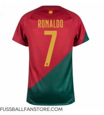 Portugal Cristiano Ronaldo #7 Replik Heimtrikot WM 2022 Kurzarm